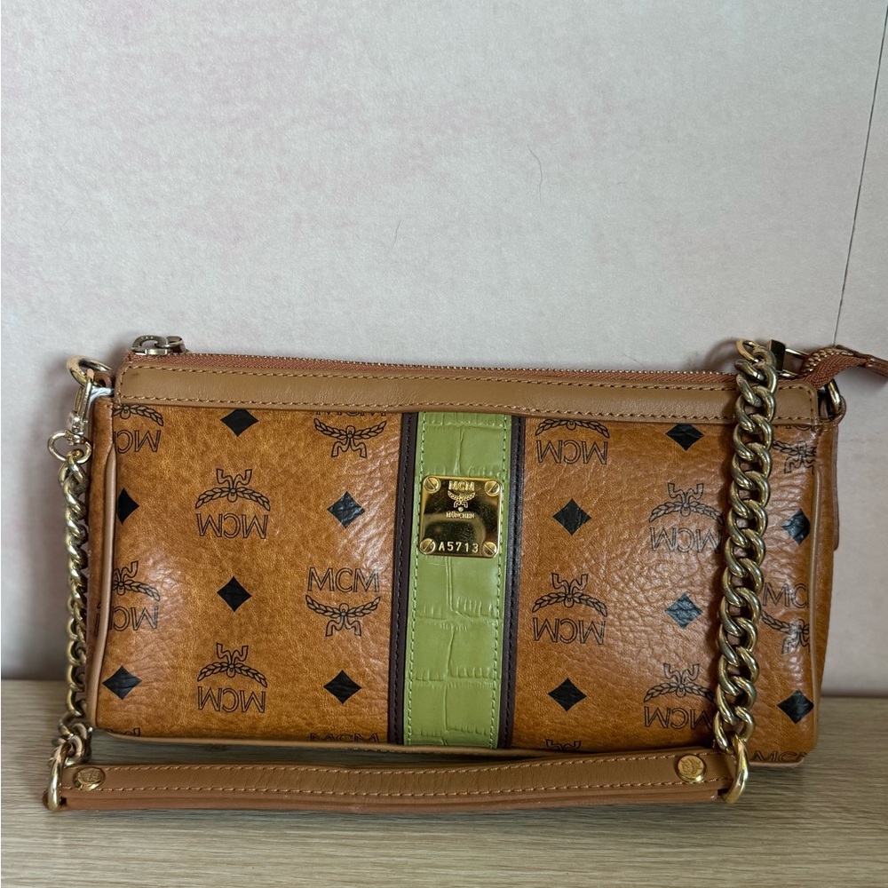 MCM Visetos Shoulder Bag